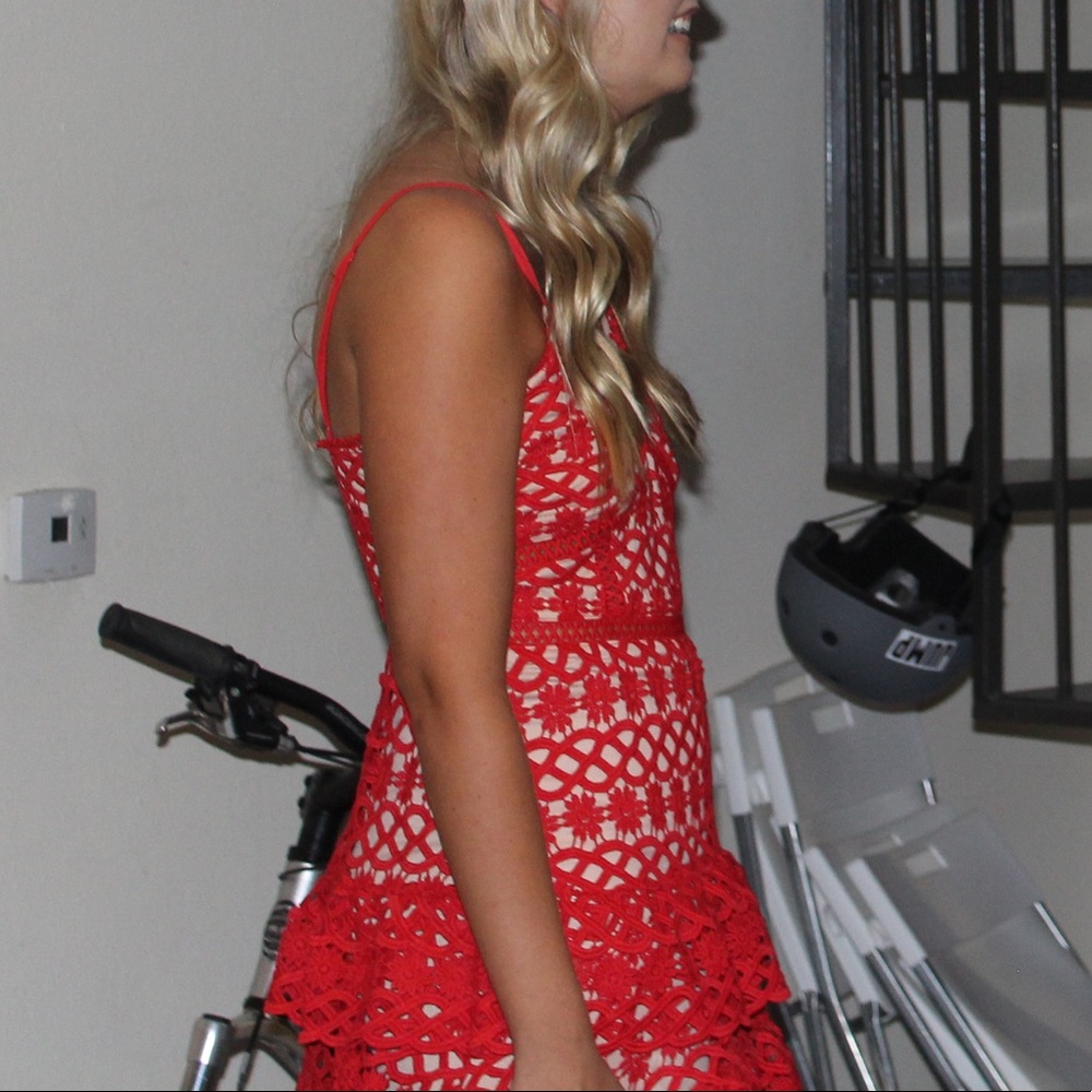Red Lulus Dress - Picture 5 of 5